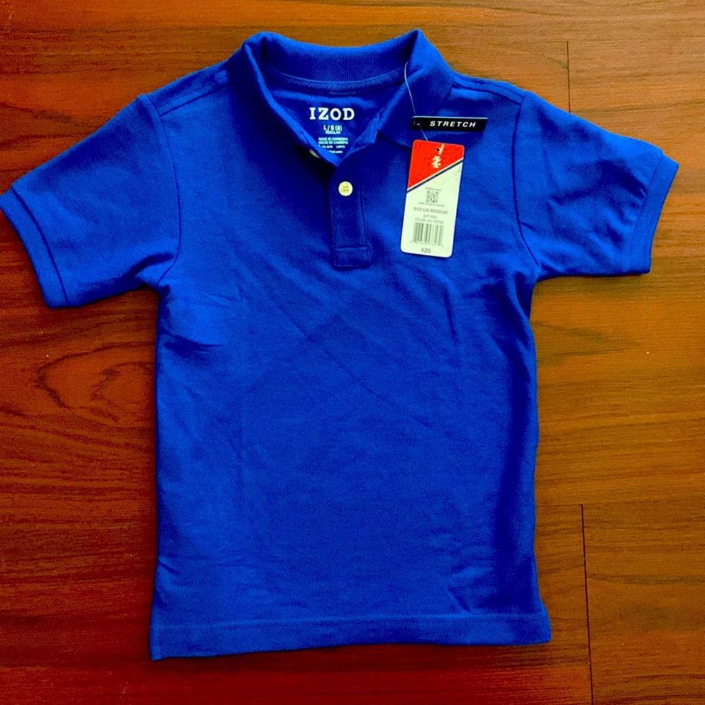 Izod polo (boys). Size 6. Brand new with tag.